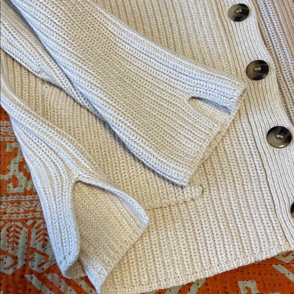 LINE Cotton Ribbed Cardigan - Picture 7 of 7